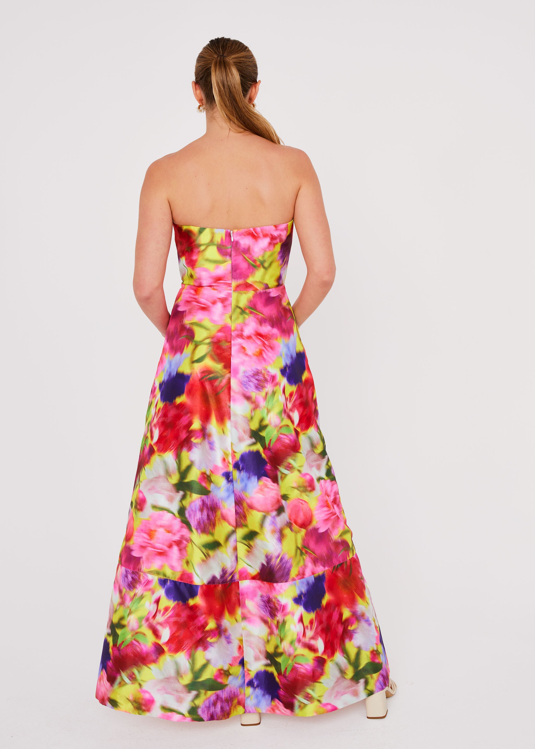 Catherine Gown Art Bloom Dupioni