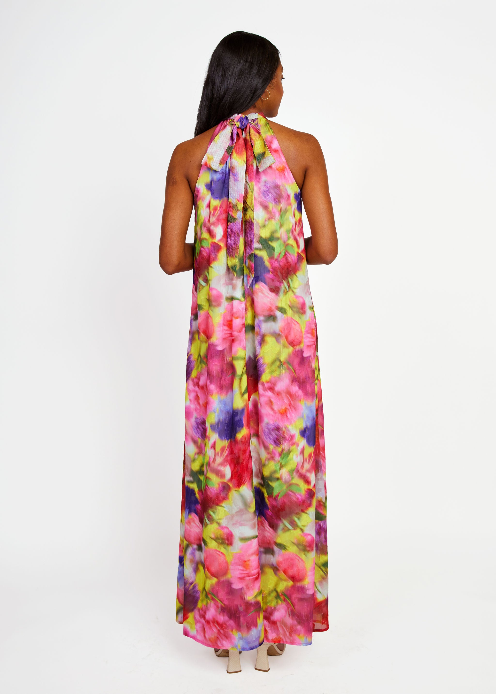 Rory Gown Art Bloom Chiffon