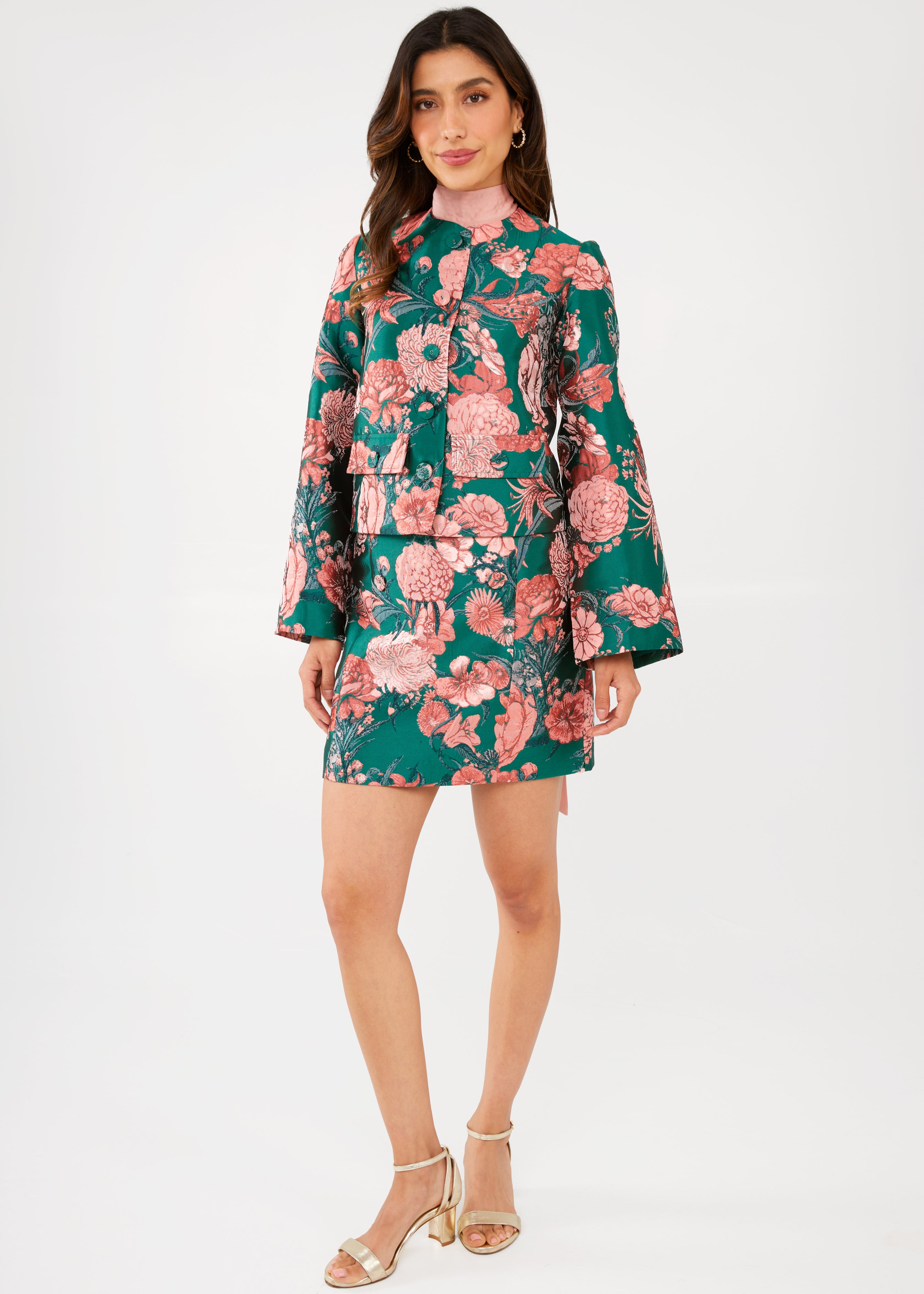 Jessica Skirt Forest Mum Jacquard