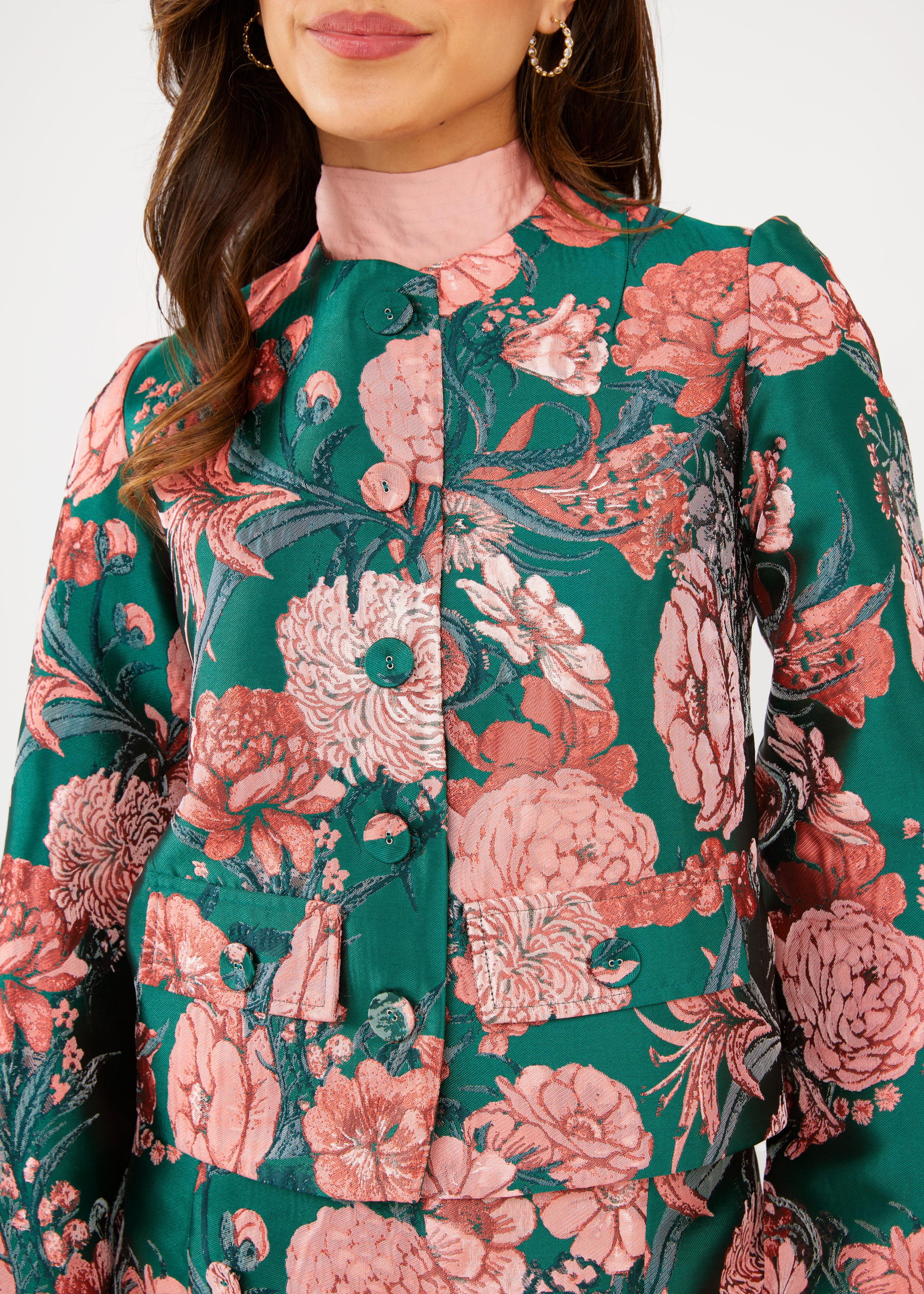 Kennedy Jacket Forest Mum Jacquard