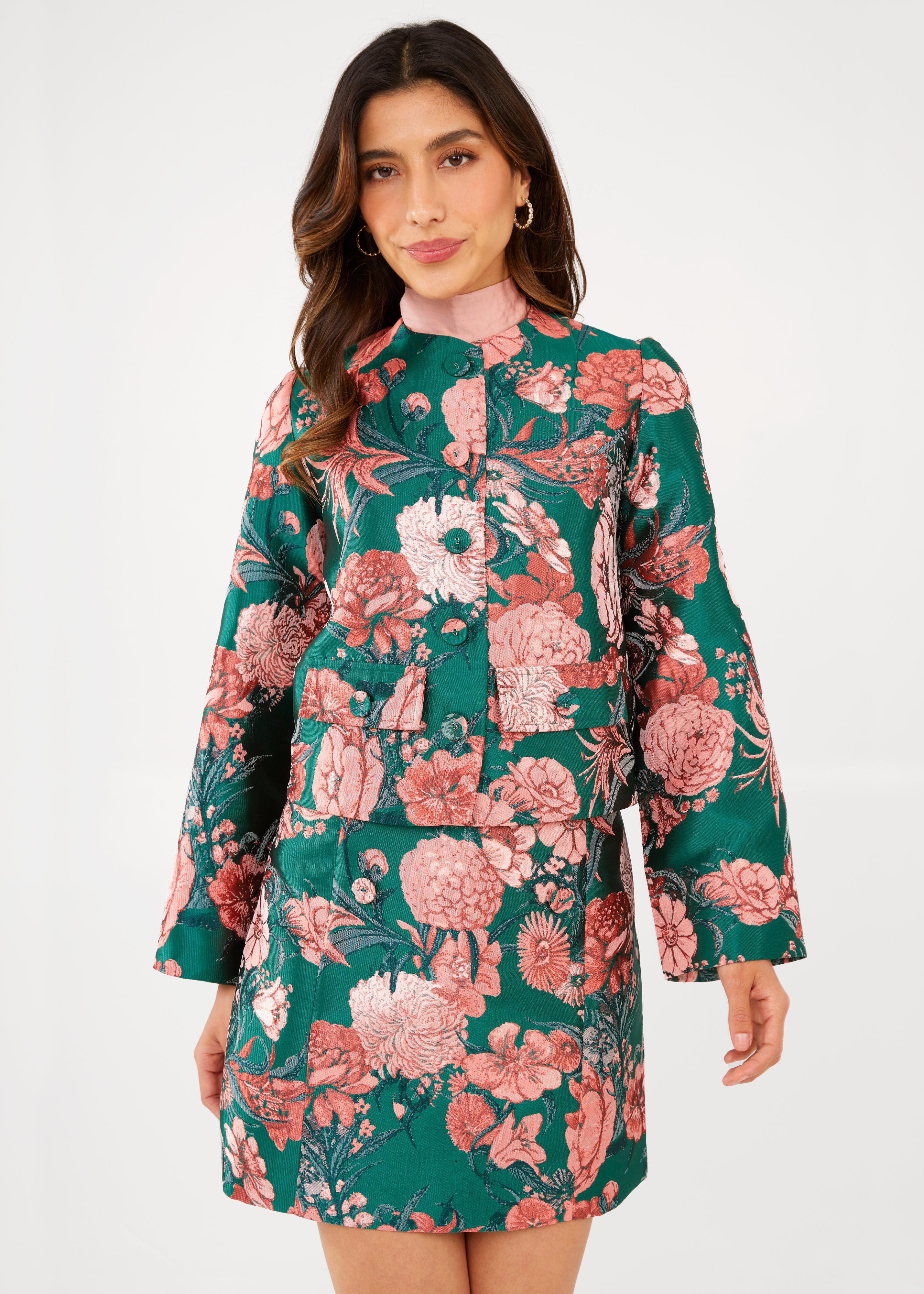 Kennedy Jacket Forest Mum Jacquard