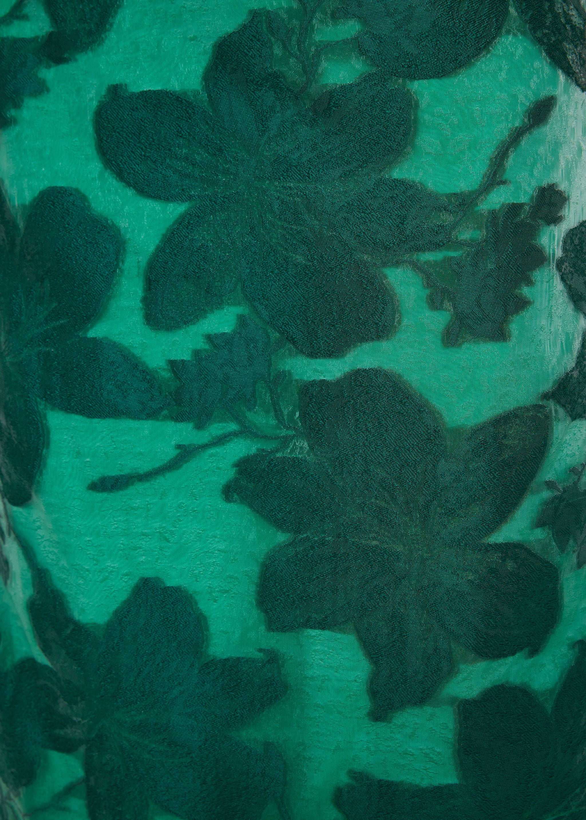 Camille Gown Emerald Azalea Organza