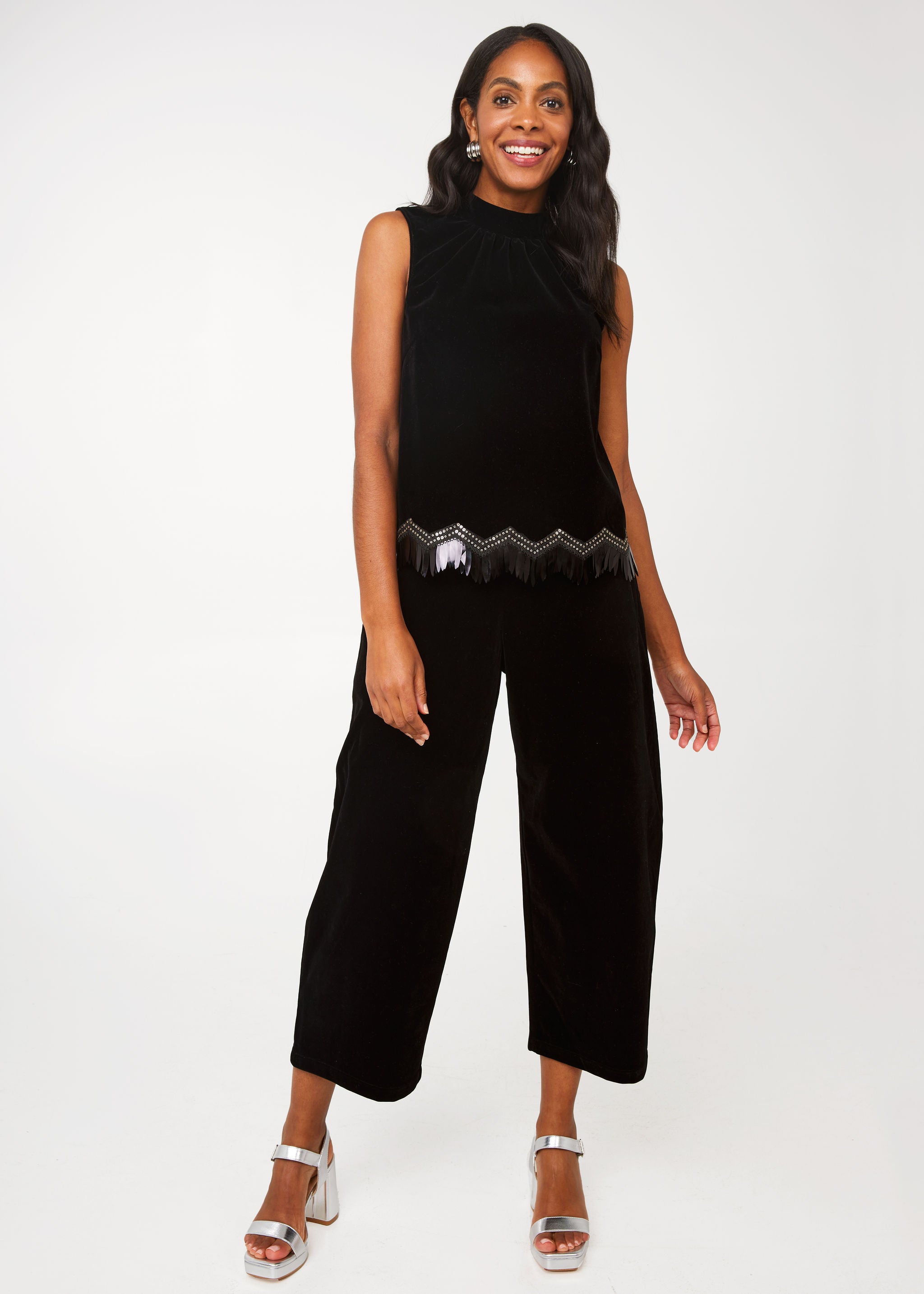 Taylor Pant Black Velvet