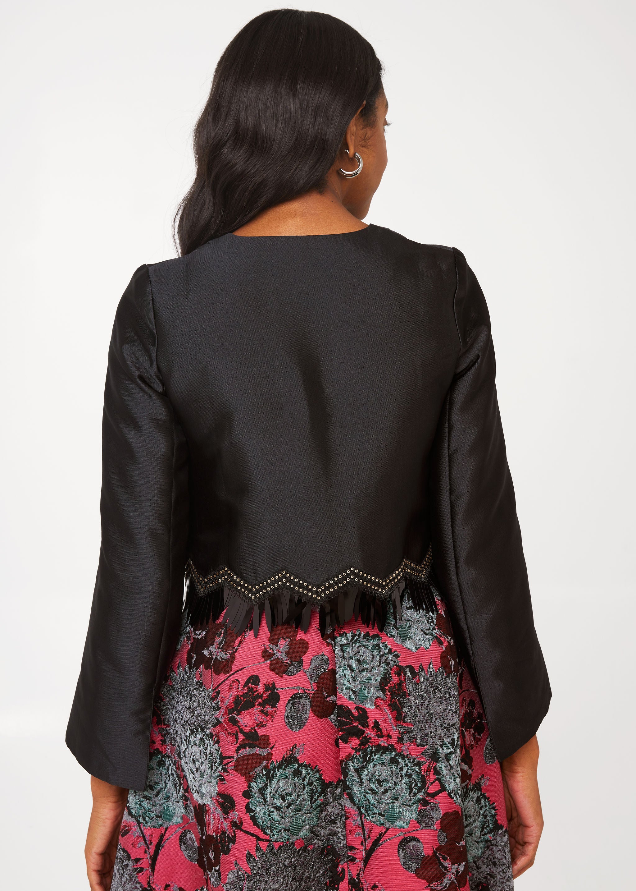 Kennedy Jacket Black Mikado