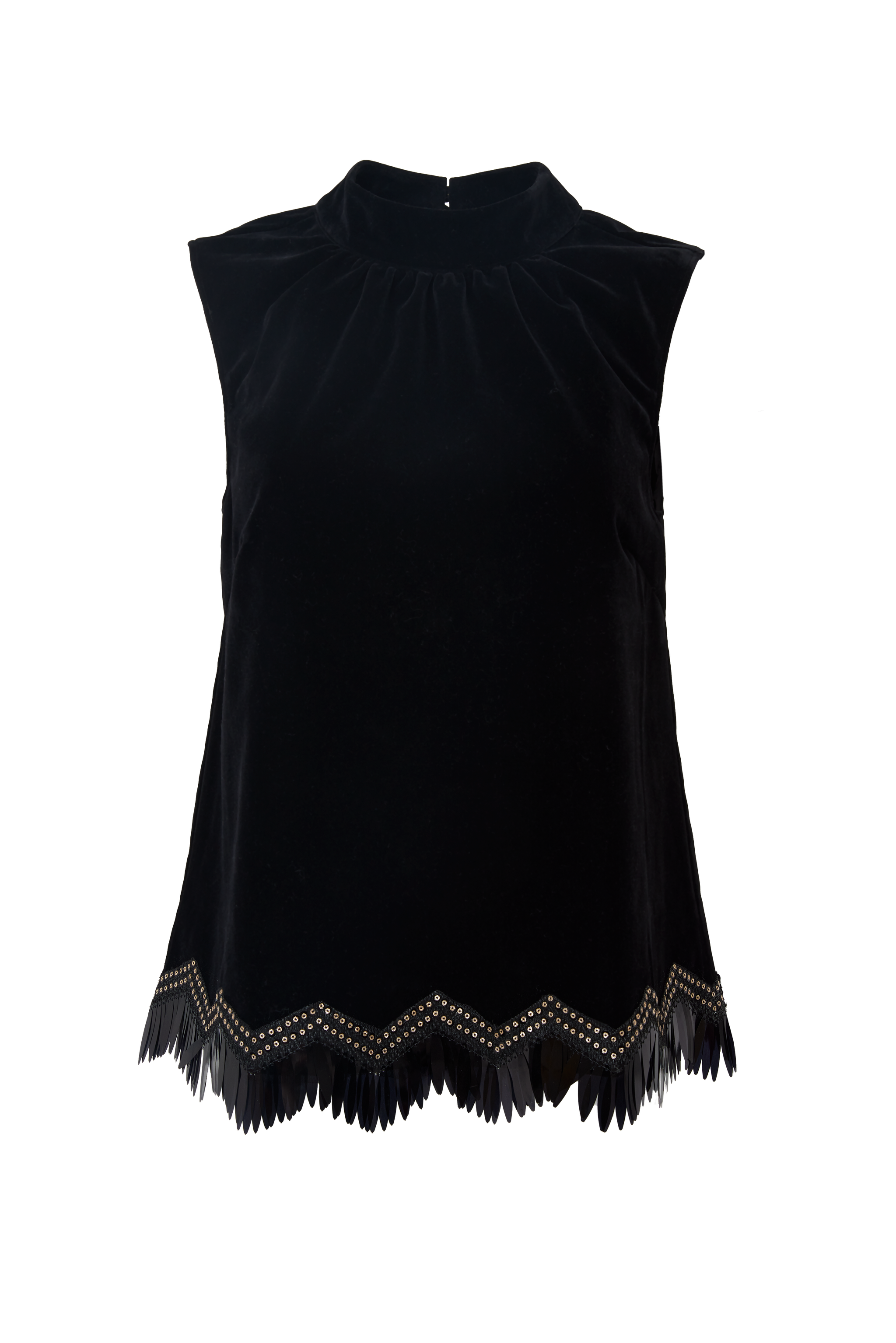 Brynn Top Black Velvet