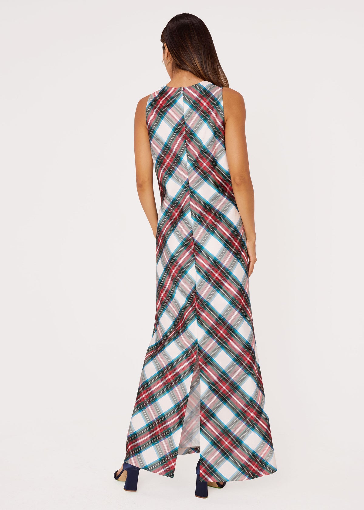 Hannah Dress Holiday Tartan Dupioni