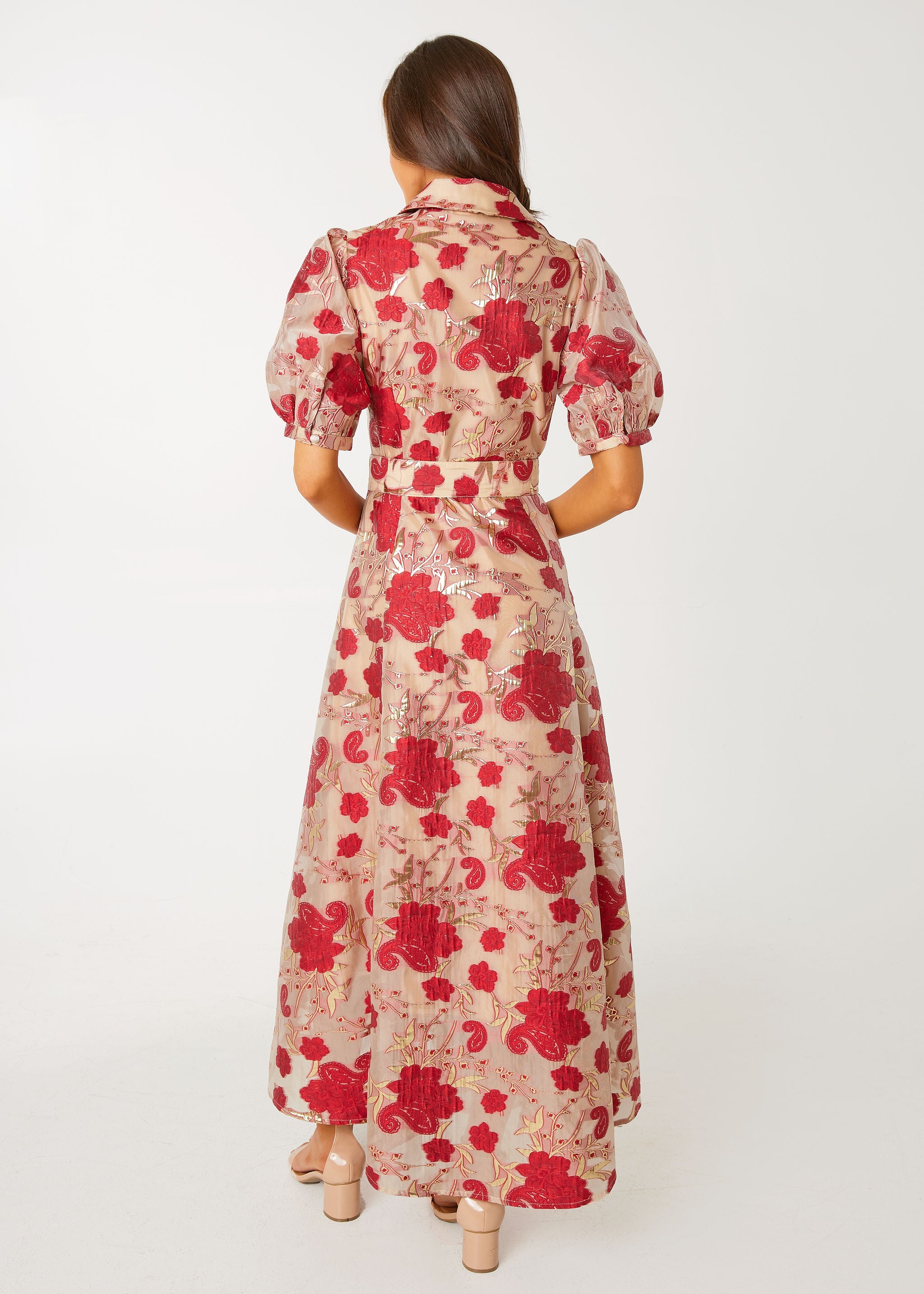 Charlotte Gown Red Moonlight Organza