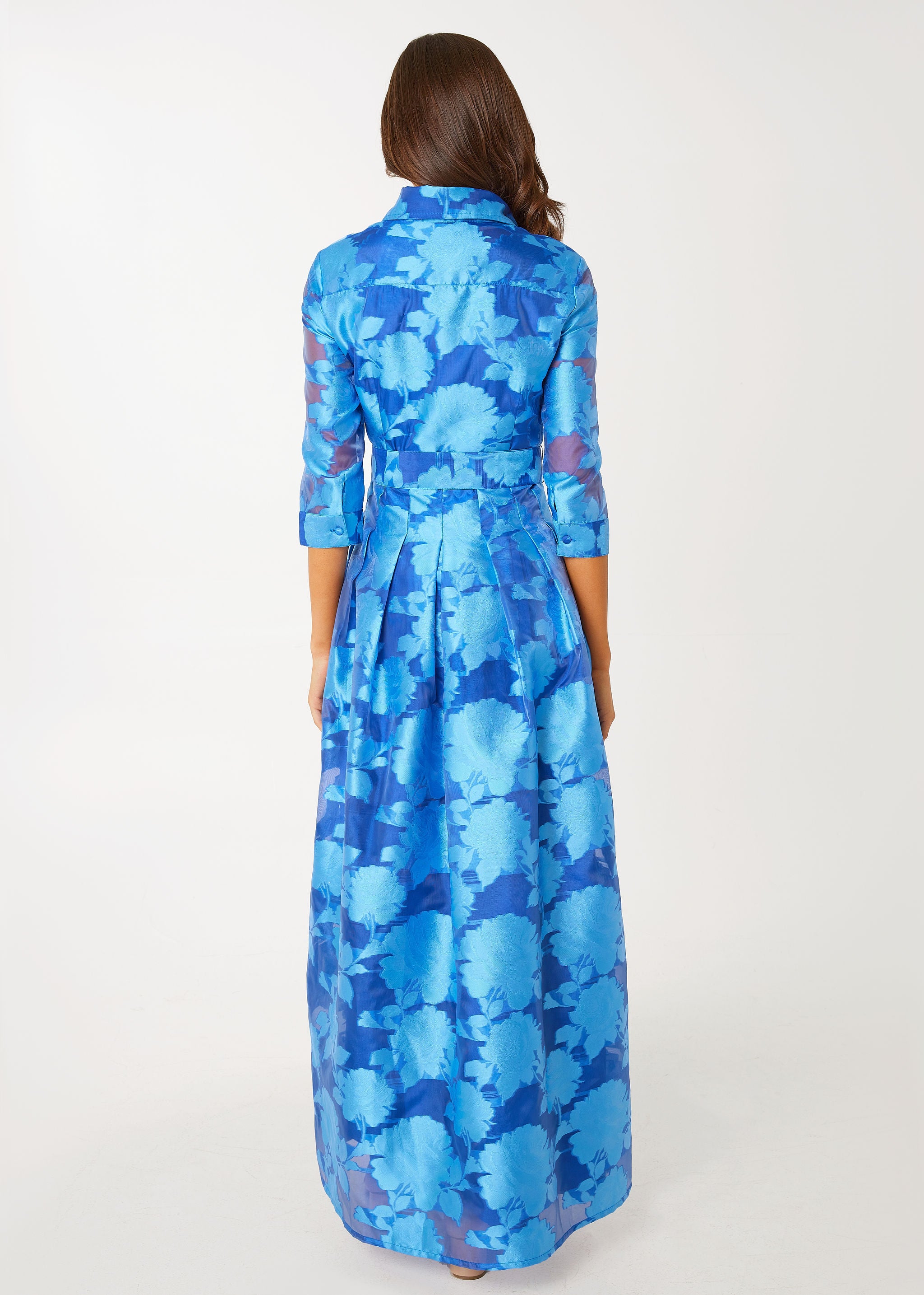 Cecilia Gown Blue Tea Rose Organza