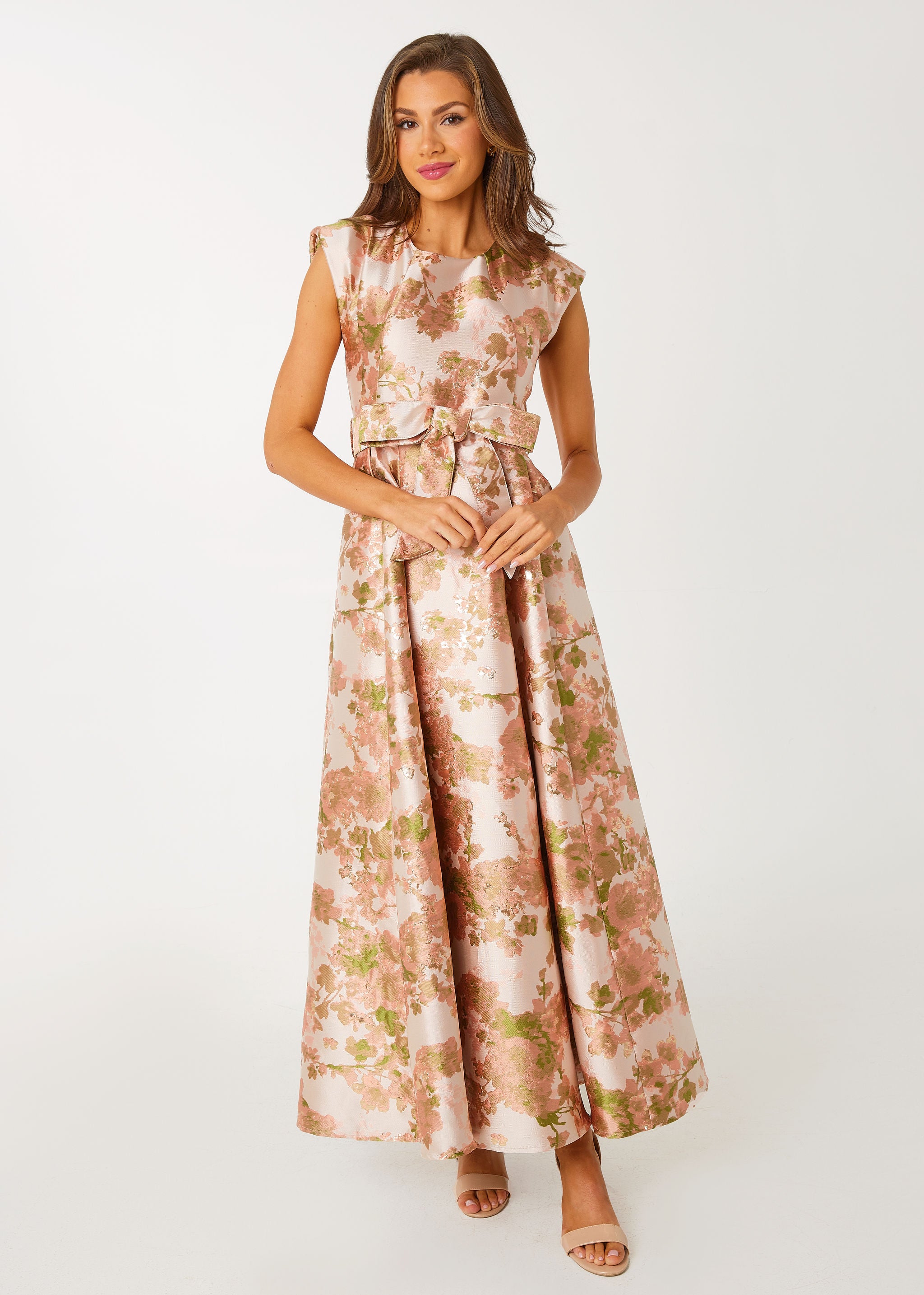 Olivia Gown Baby's Breath Jacquard