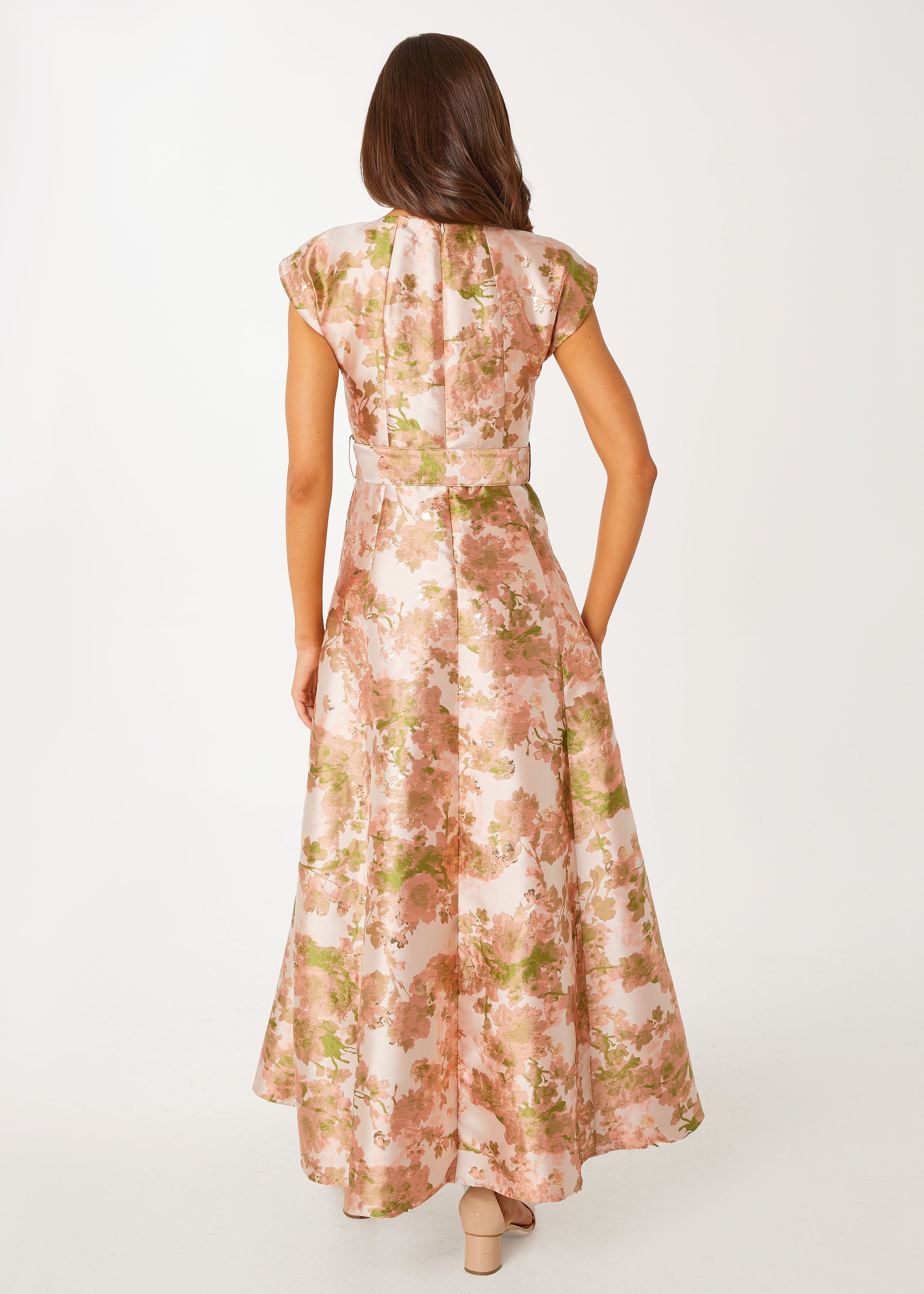 Olivia Gown Baby's Breath Jacquard