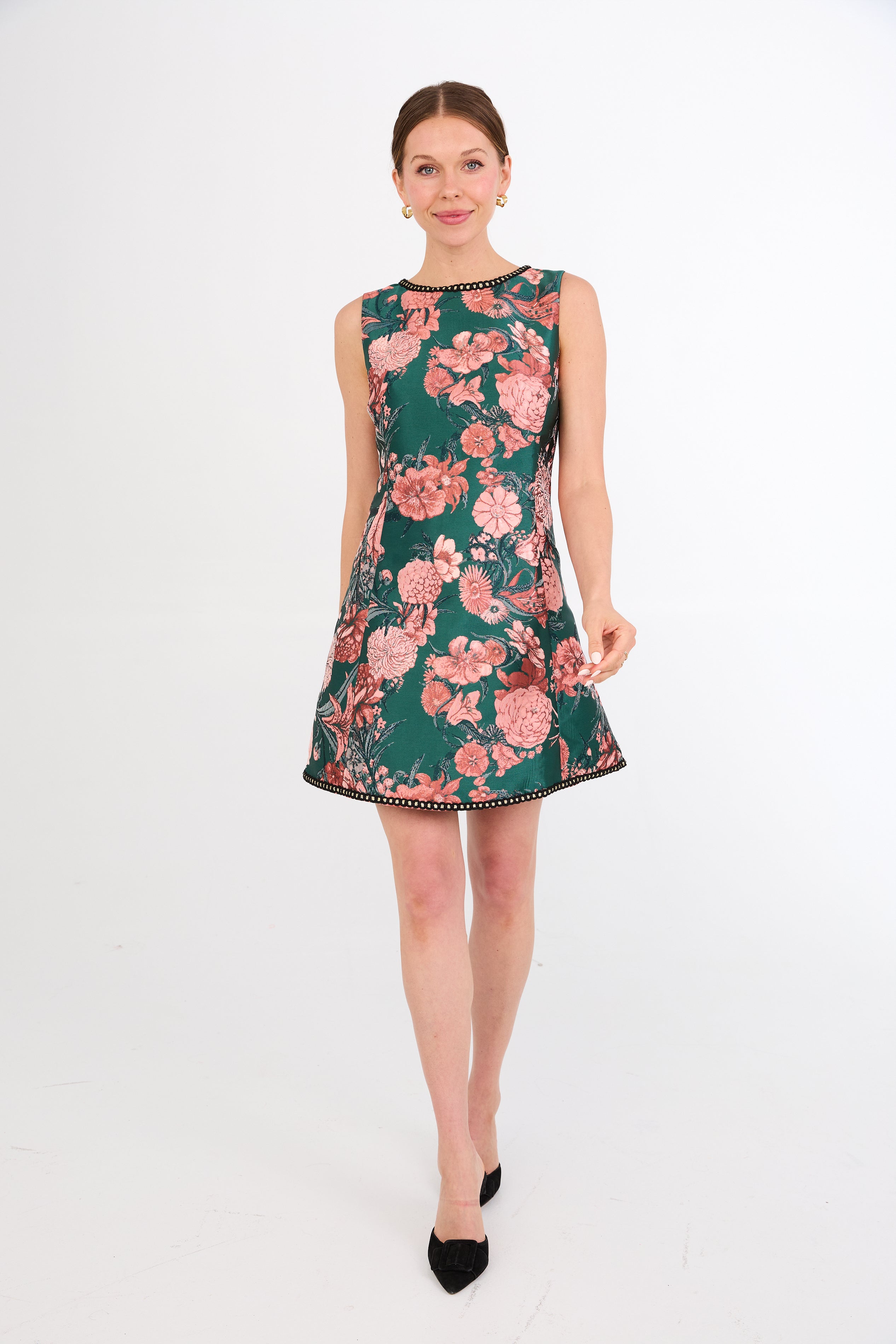 Avery Dress Forest Mum Jacquard