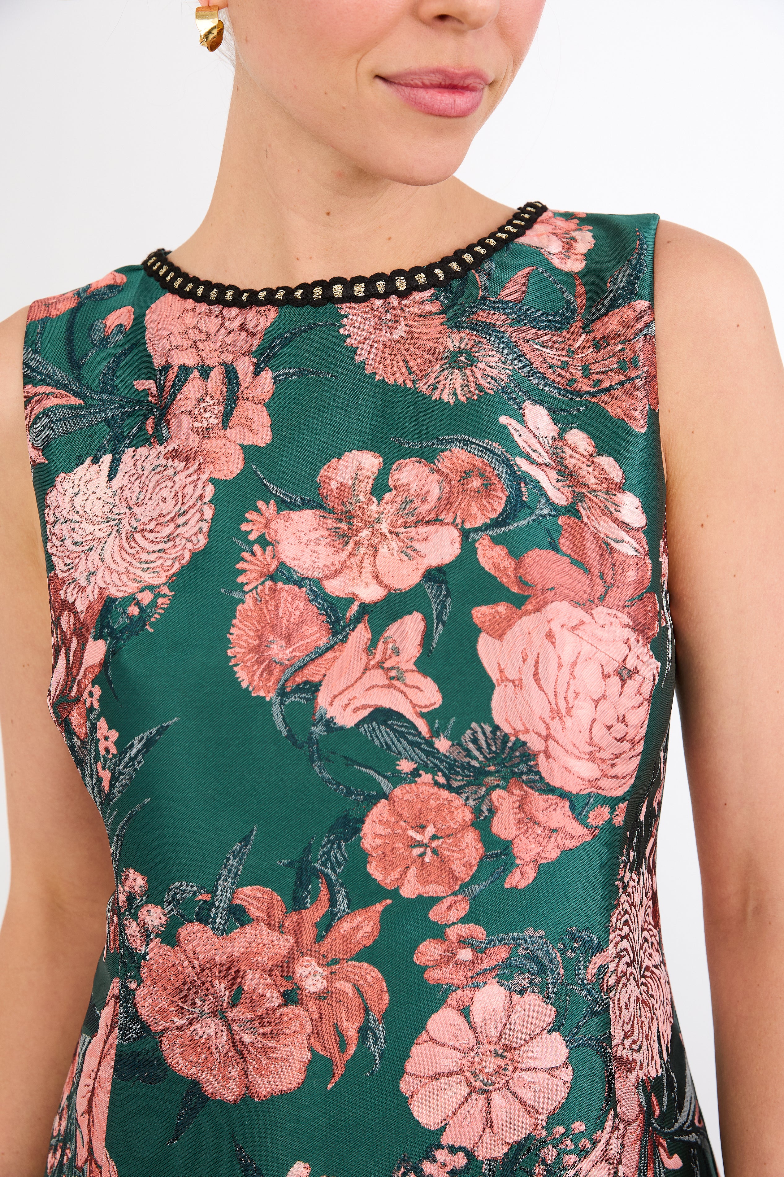 Avery Dress Forest Mum Jacquard