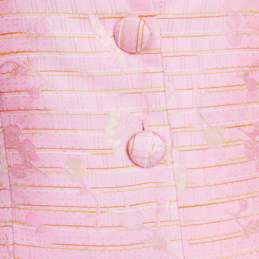 Cecilia Gown Pink Textured Dupioni