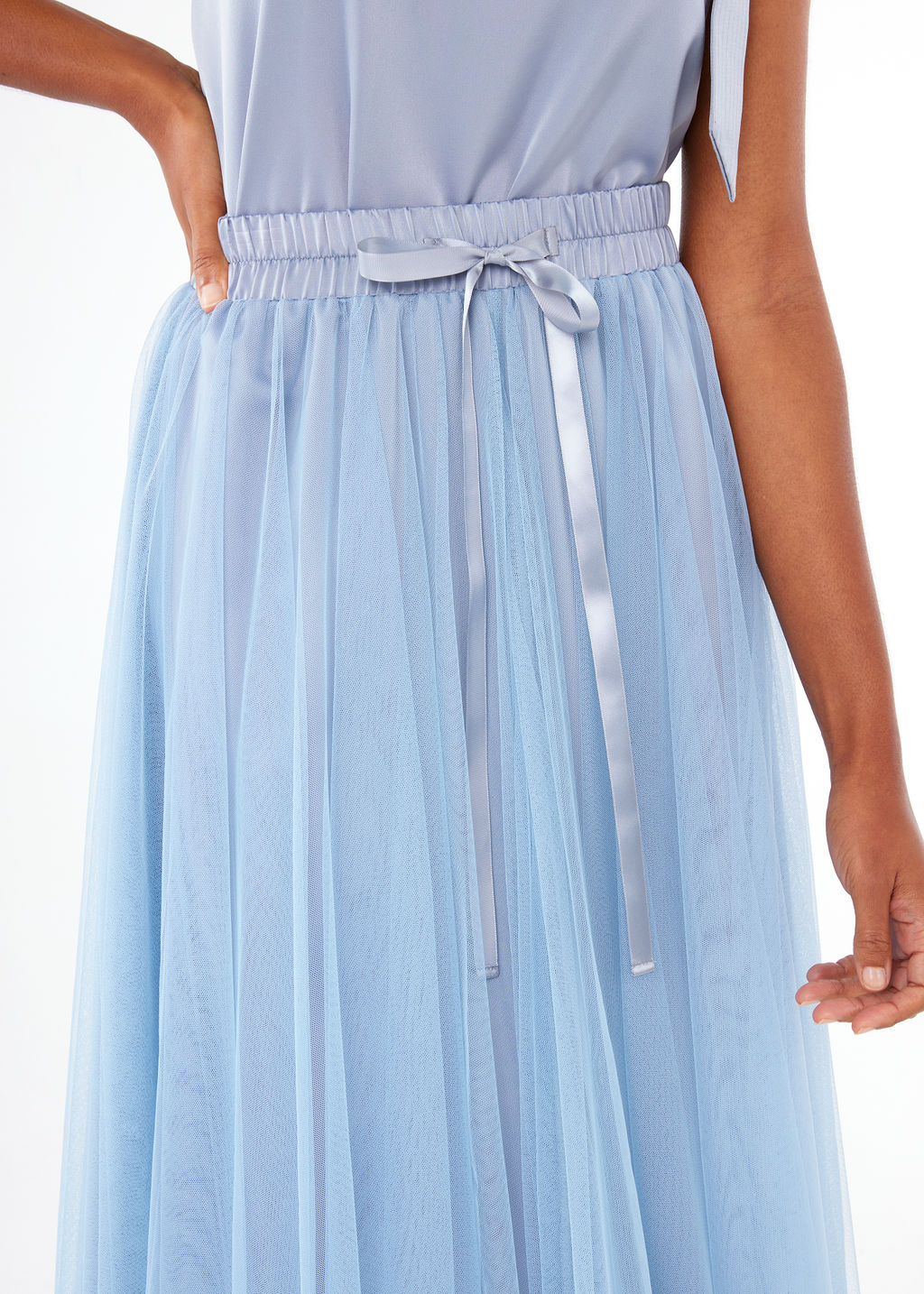 Sue Skirt Slate Blue Tulle XXS / Light Blue Sue Skirt Slate Blue Tulle XXS / Light Blue