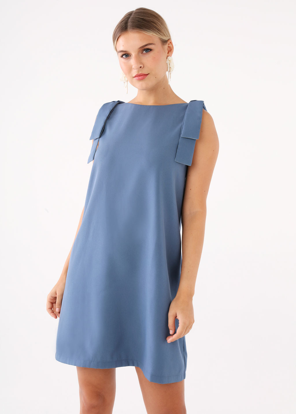 Fashion blue shift dress