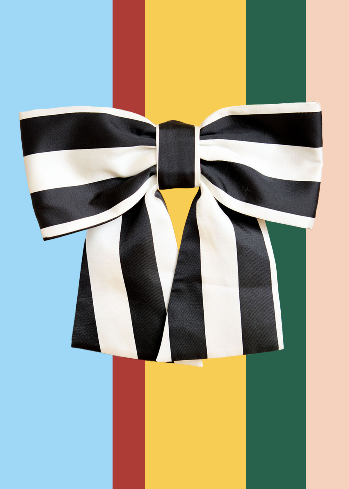Striped Mikado Bow