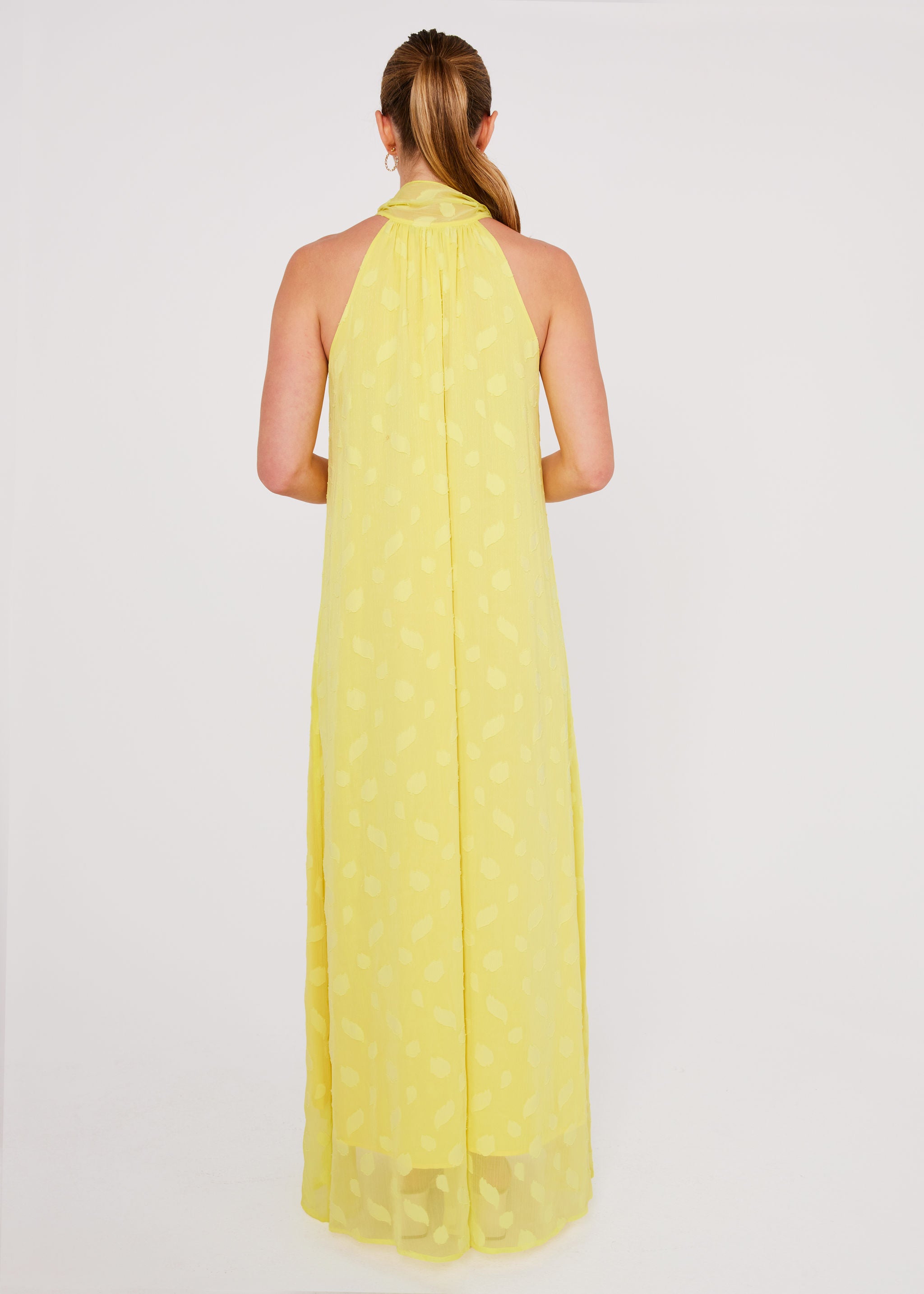 Rory Gown Lemon Leaf Chiffon