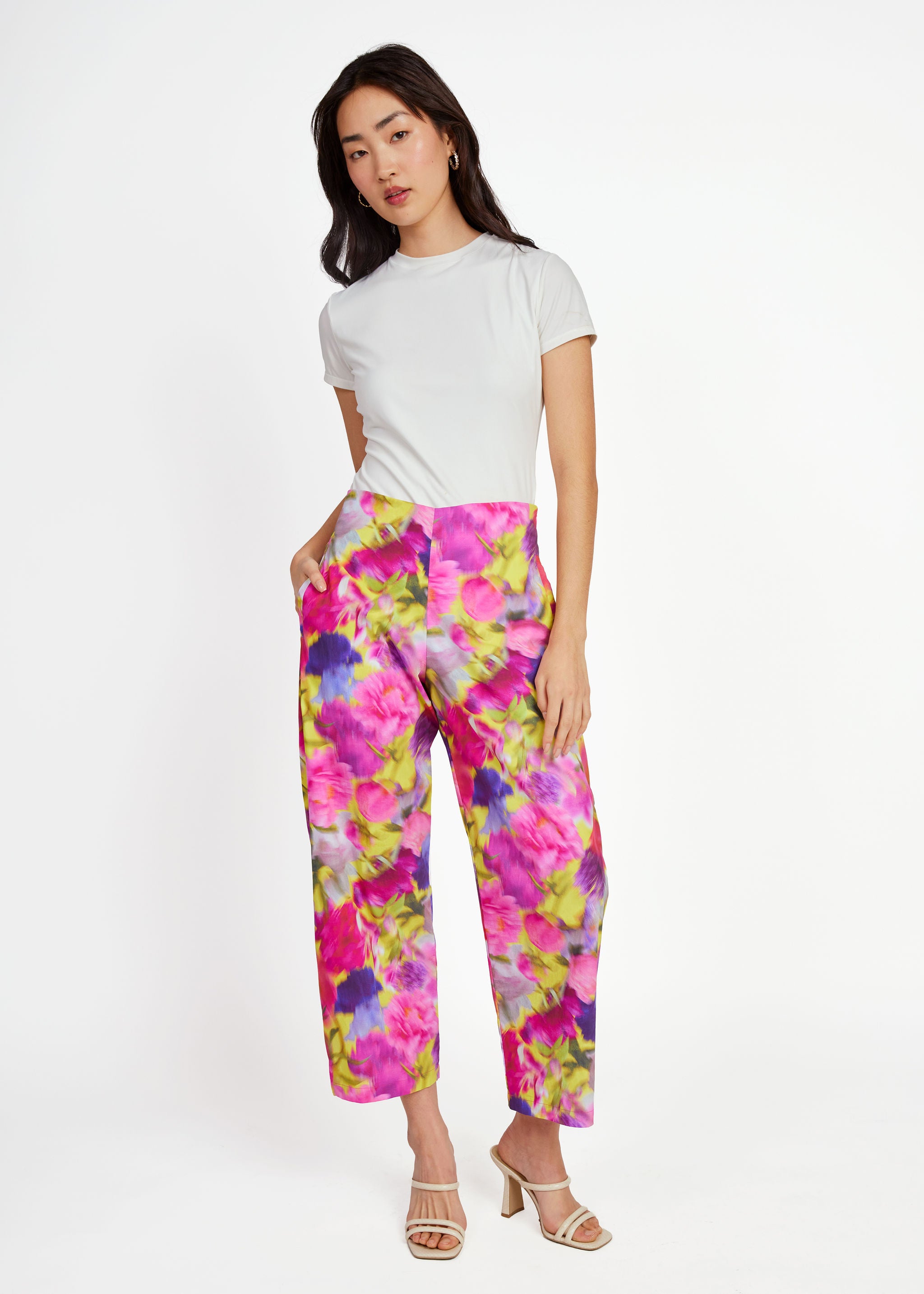 Taylor Pant Art Bloom Poplin