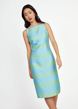 Sadie Maxi Dress Green Hibiscus Jacquard Sadie Maxi Dress Green Hibiscus Jacquard