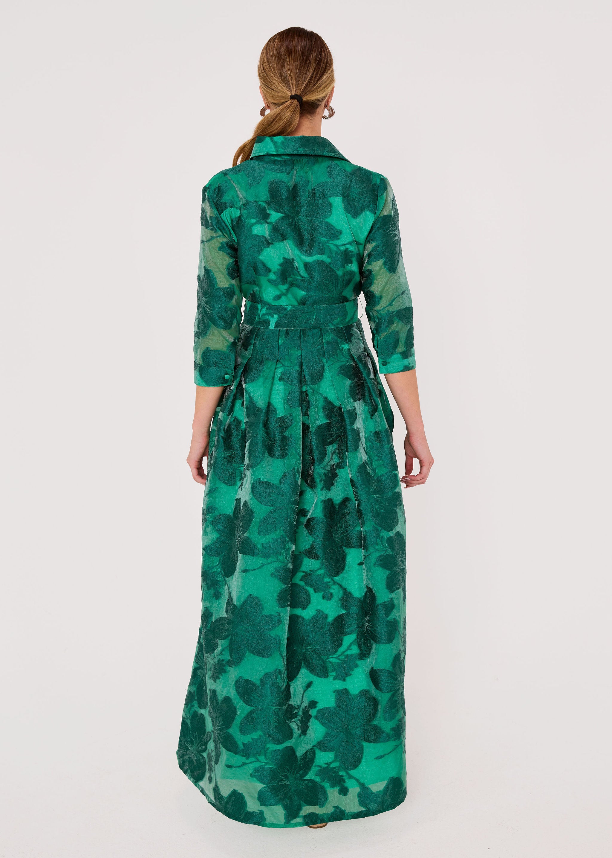 Cecilia Gown Emerald Azalea Organza