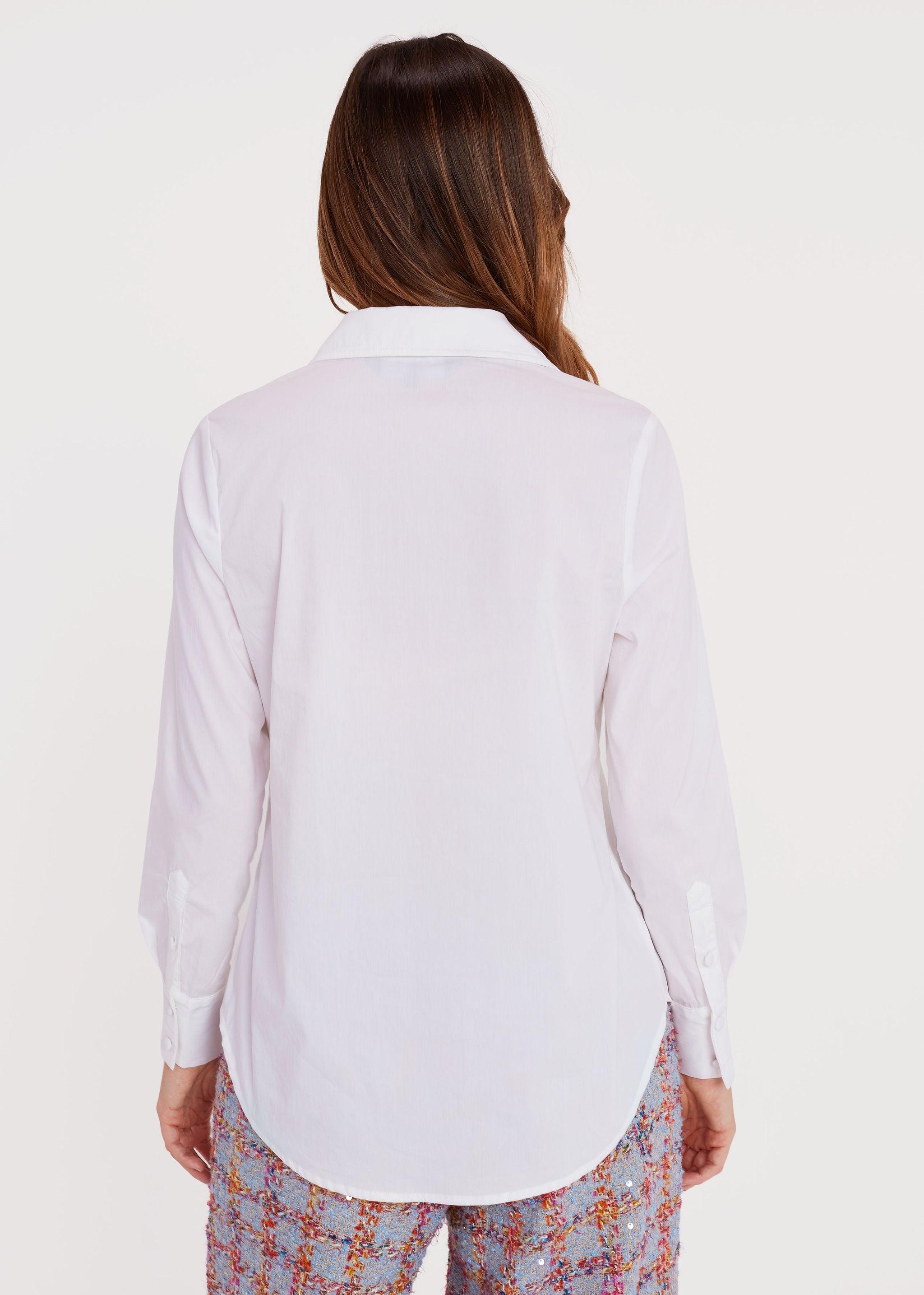 Margaret Blouse White Poplin