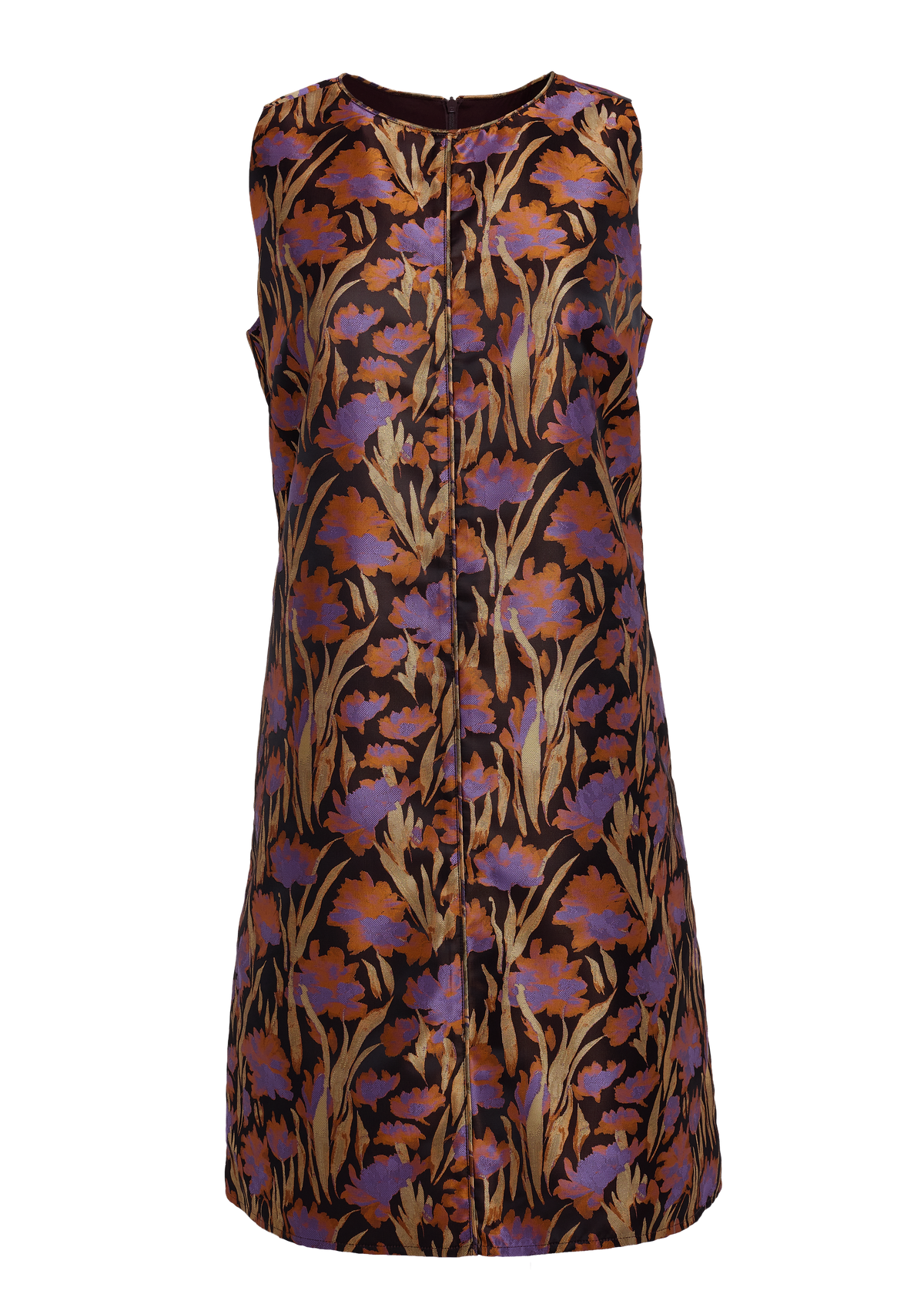 Hannah Mini Dress Safari Silhouette Jacquard