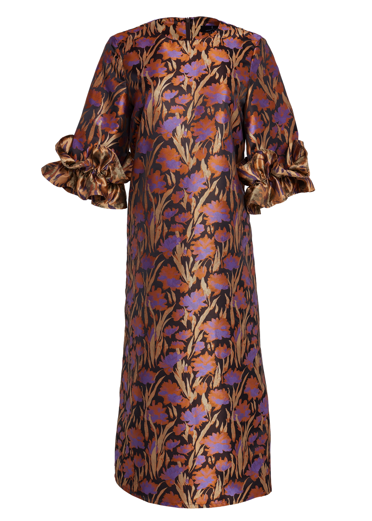 Bronwyn Dress Safari Silhouette Jacquard