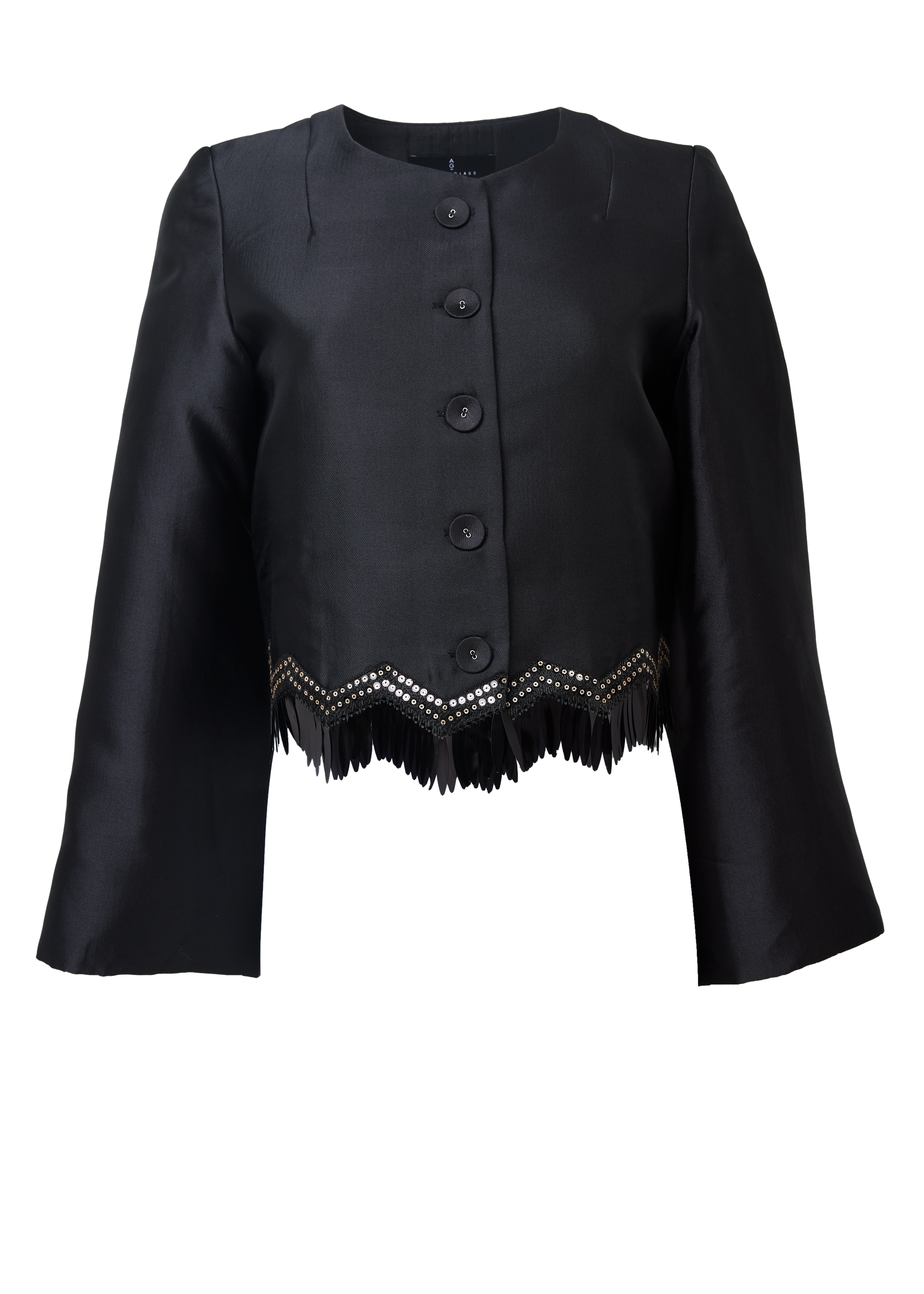 Kennedy Jacket Black Mikado