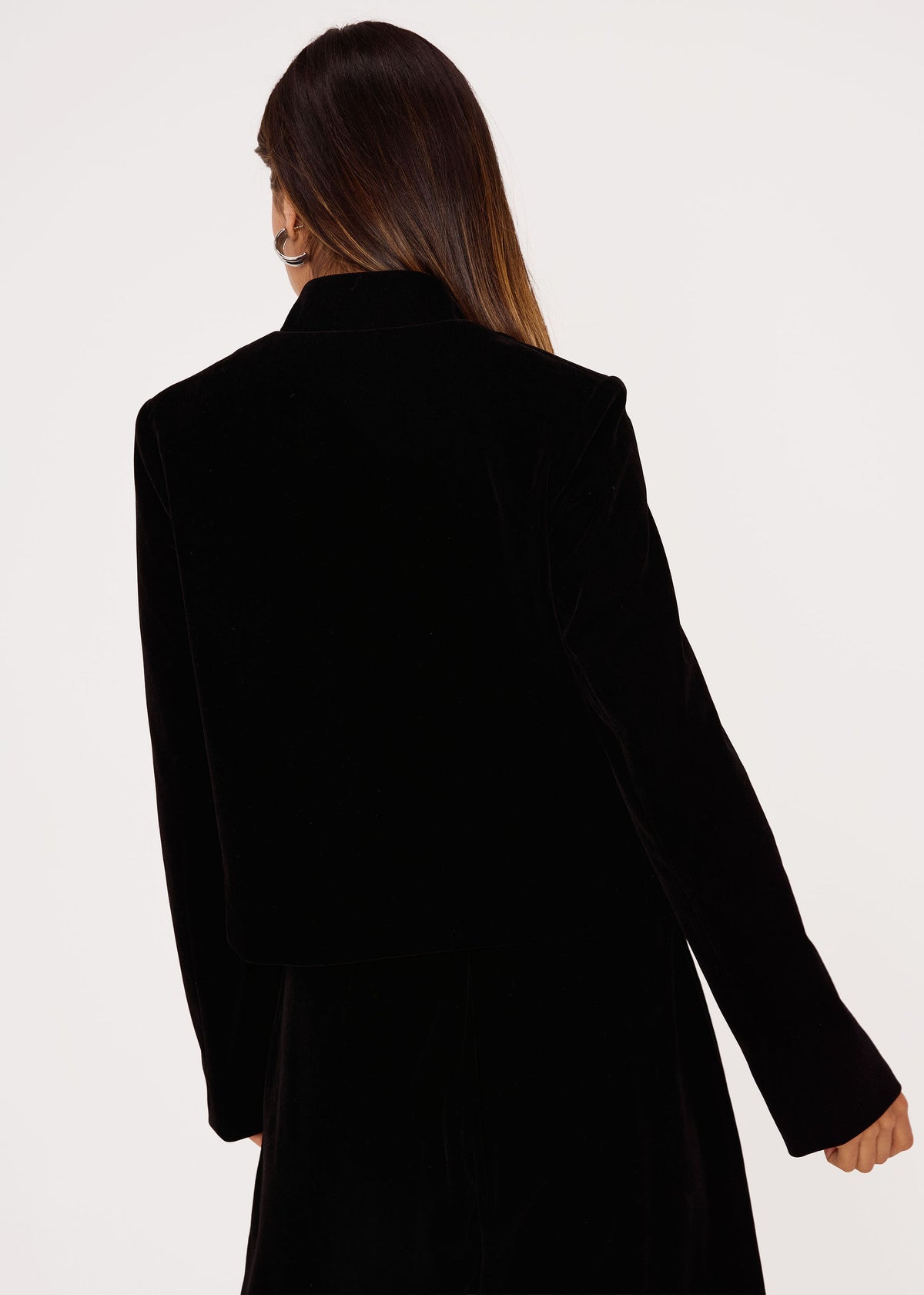 Onassis Jacket Black Velvet