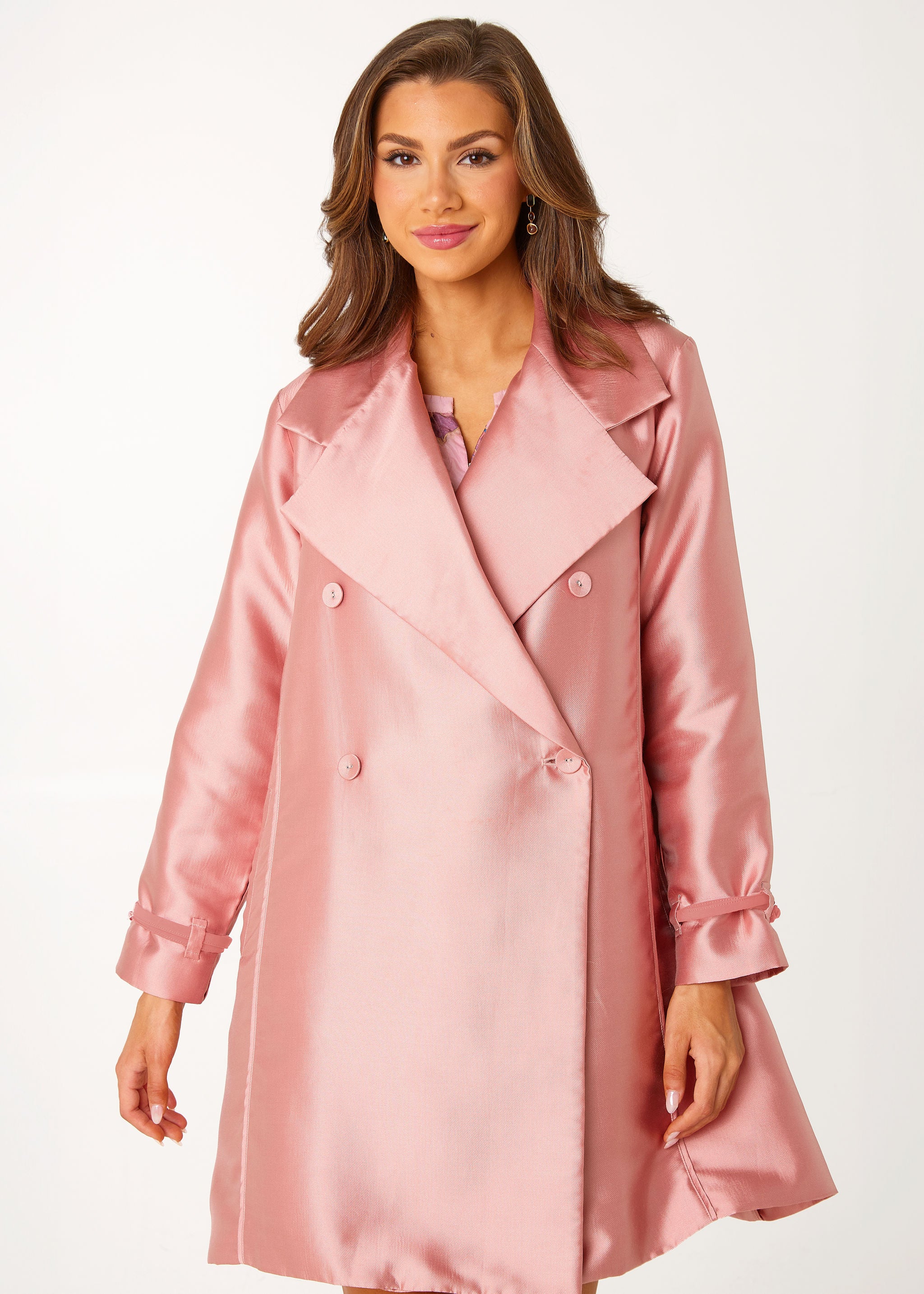 Marisol Coat Blush Mikado