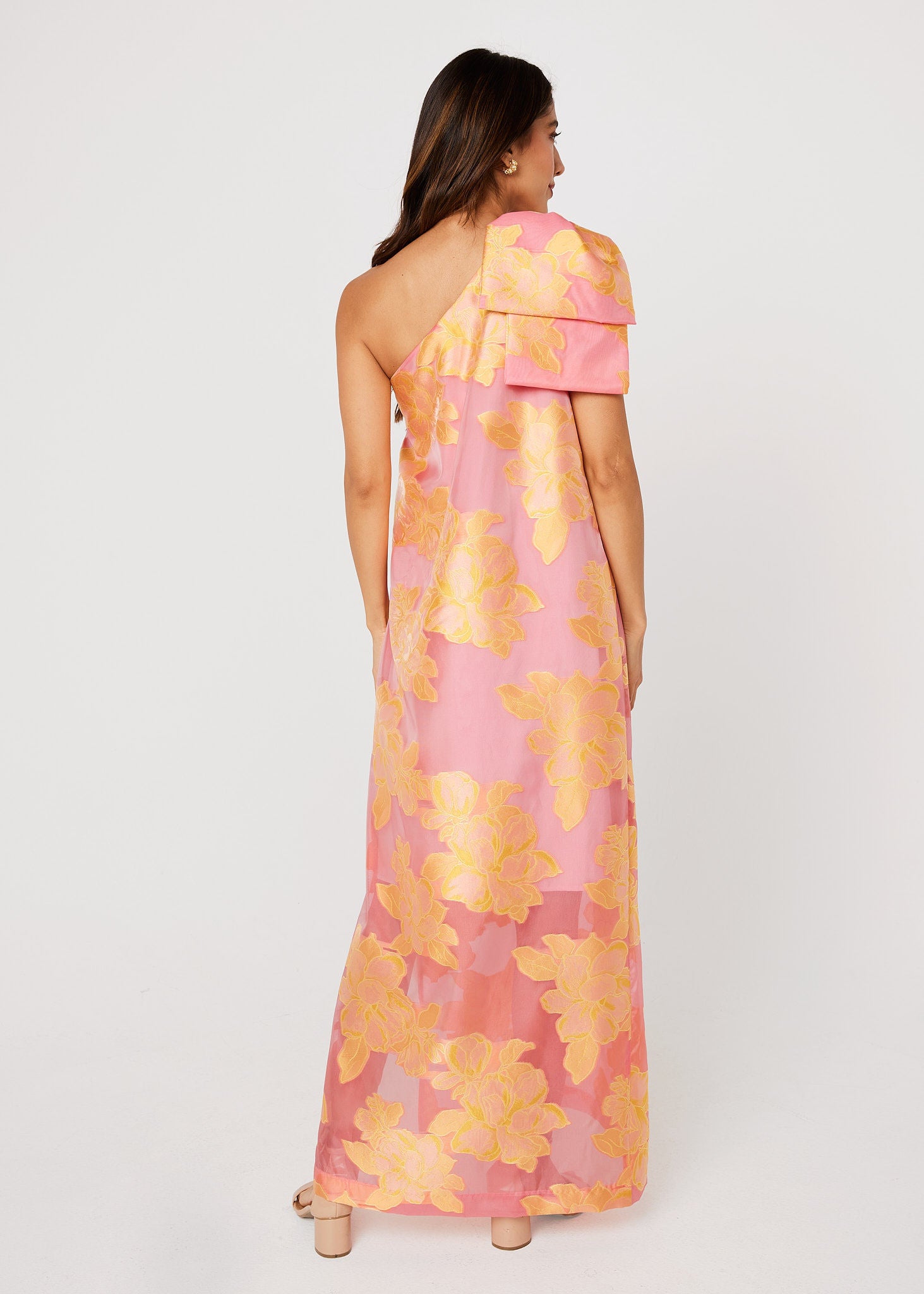 Cassie Gown Sorbet Peony Organza