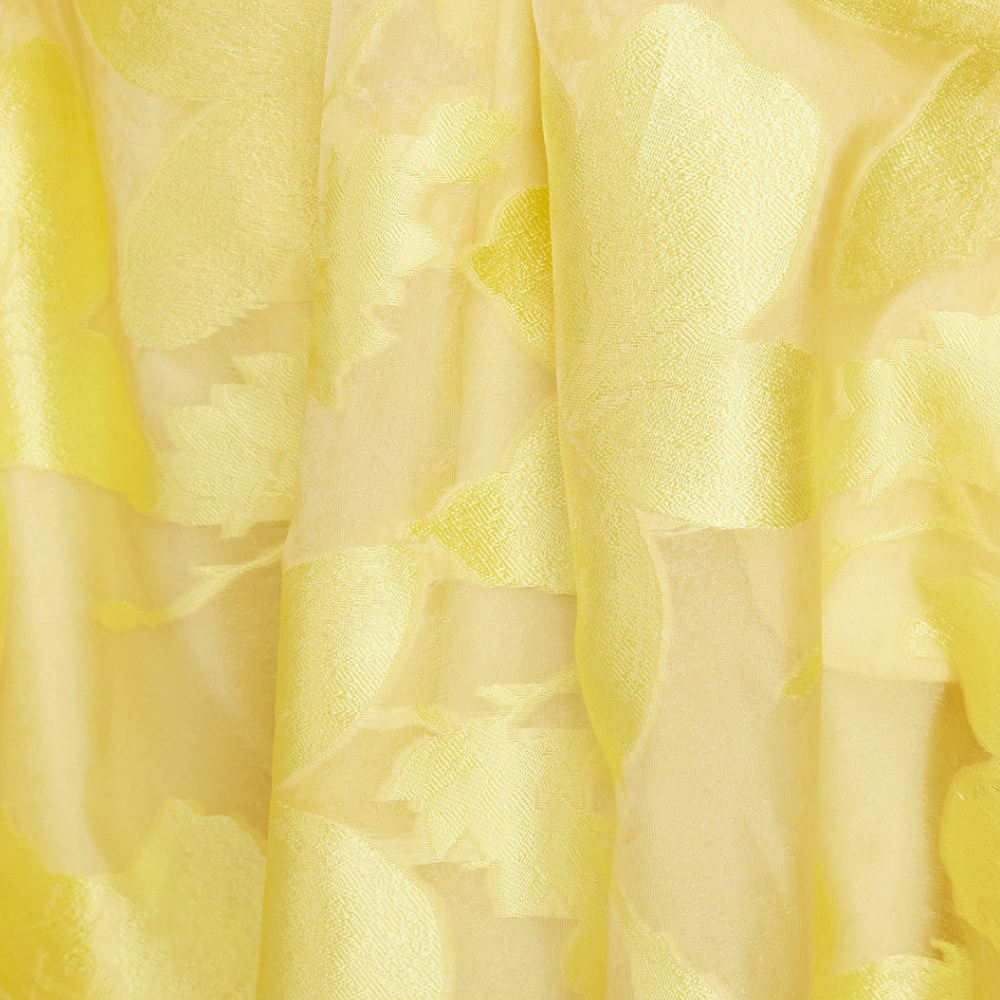 Martha Gown Yellow Azalea Organza