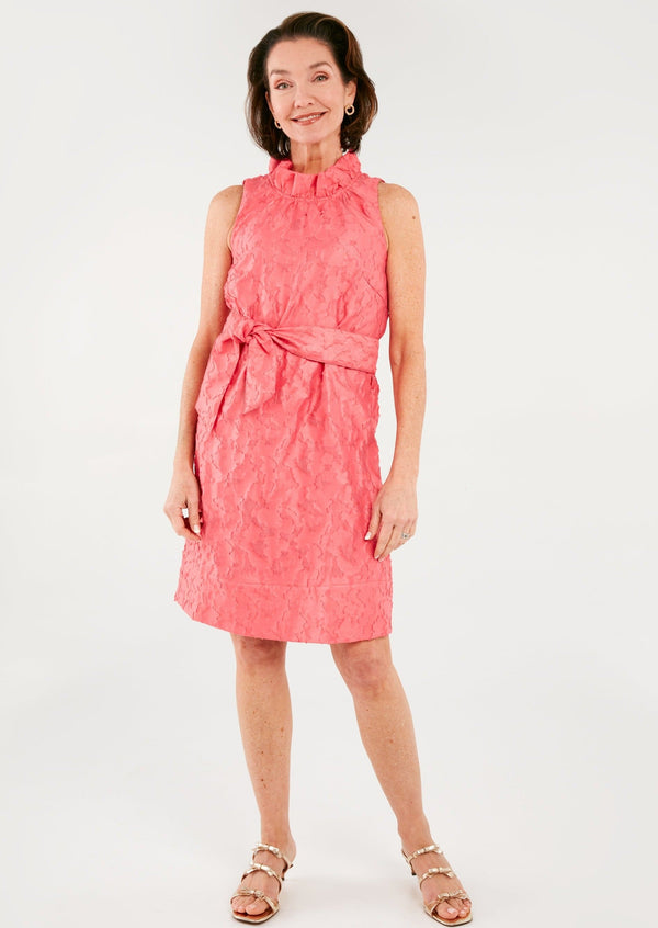 Betty Dress Hot Coral