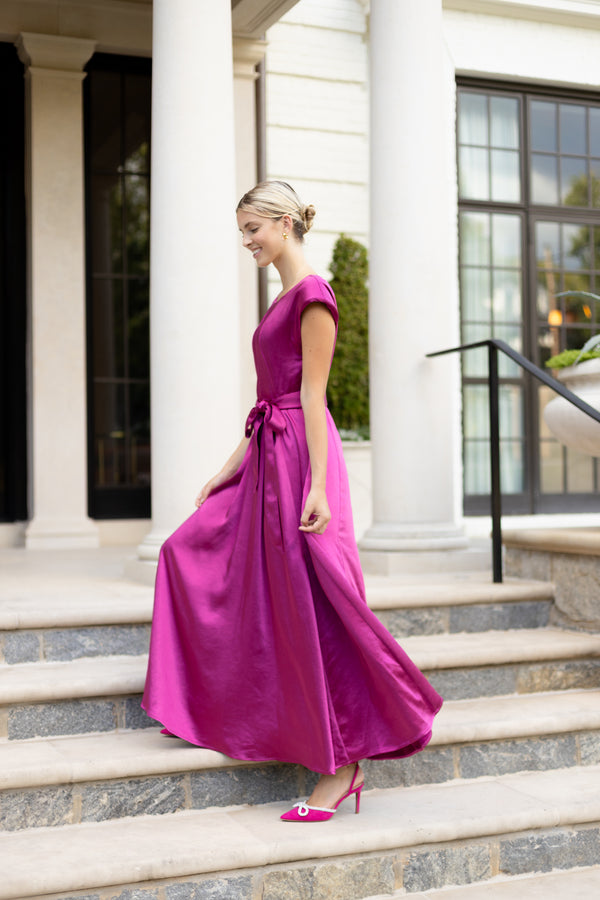 Olivia Gown Mulberry Pink