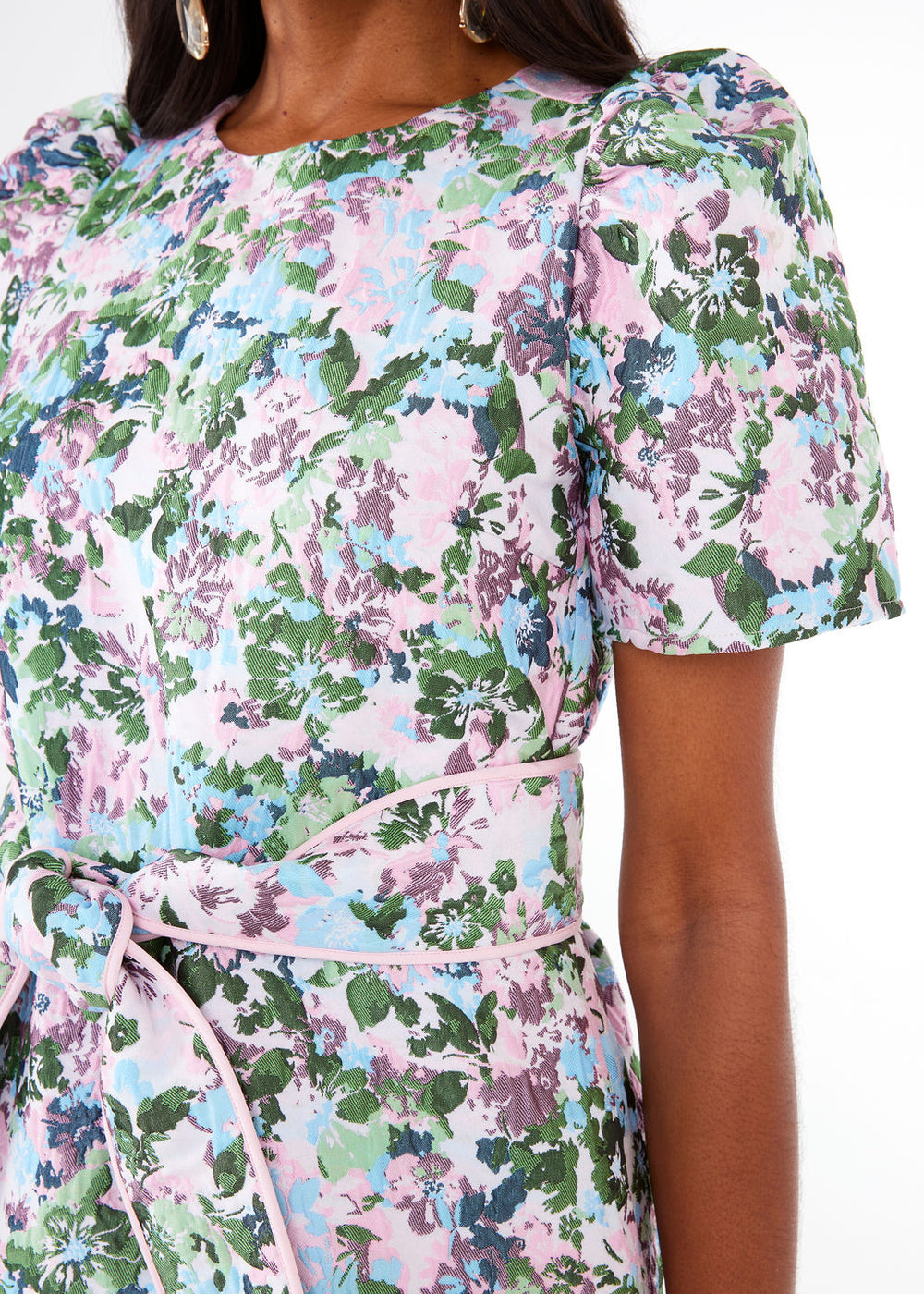 Emery Dress - Floral Abstract Print