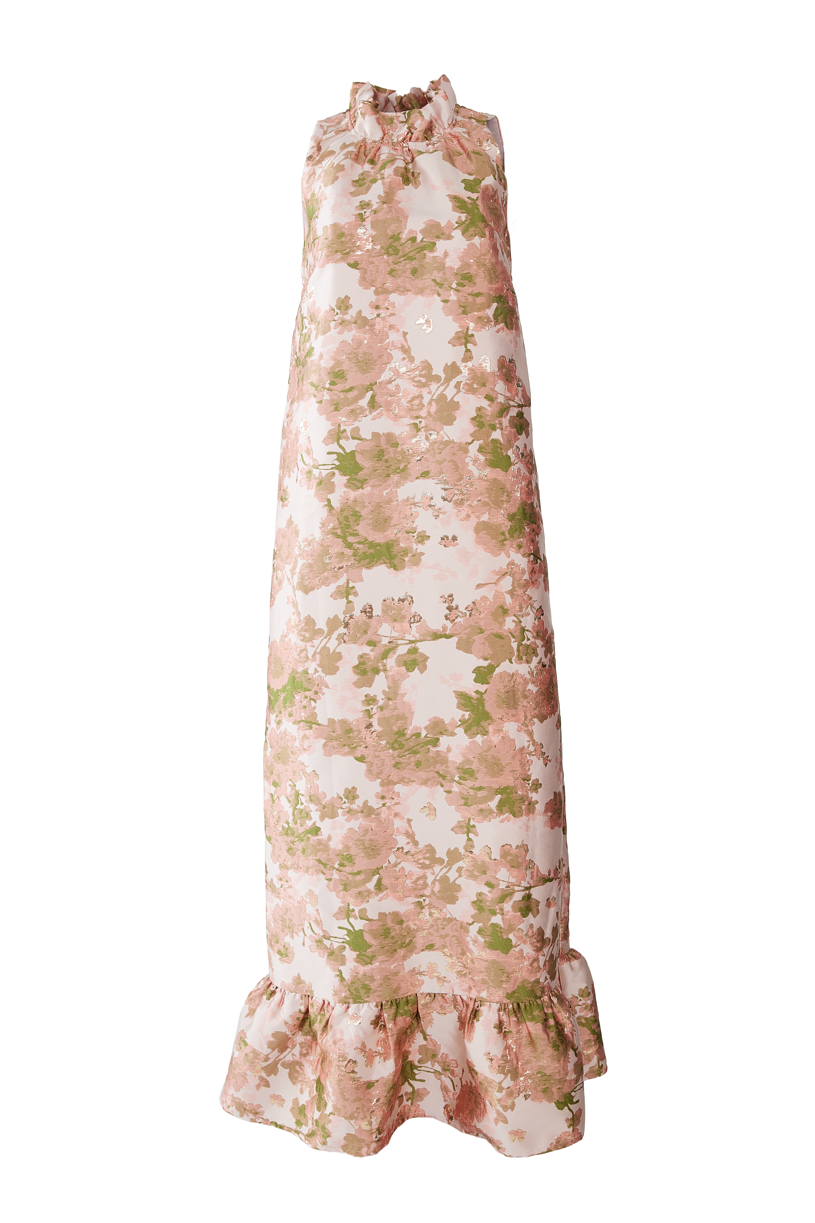 Camille Gown Baby's Breath Jacquard