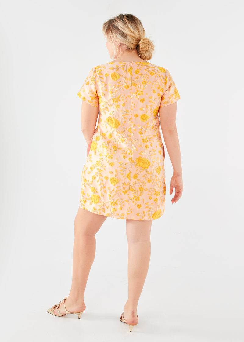 Lulu Dress Harvest Jacquard – Abbey Glass