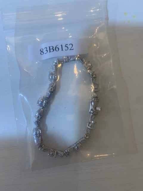 Silver CZ Bracelet - 83B6152