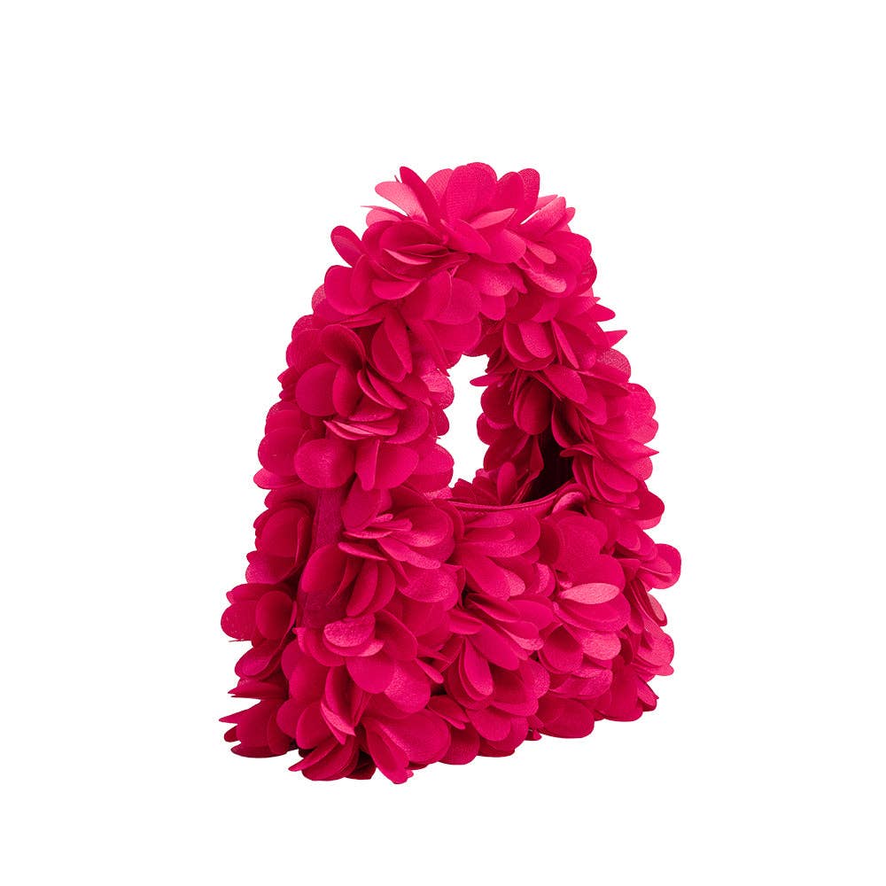Bloom Fuchsia Vegan Top Handle Bag