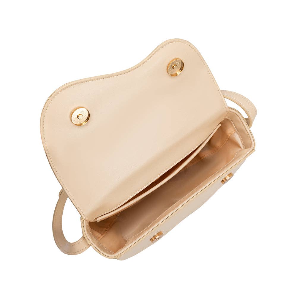 Frieda Nude Recycled Vegan Crossbody Bag