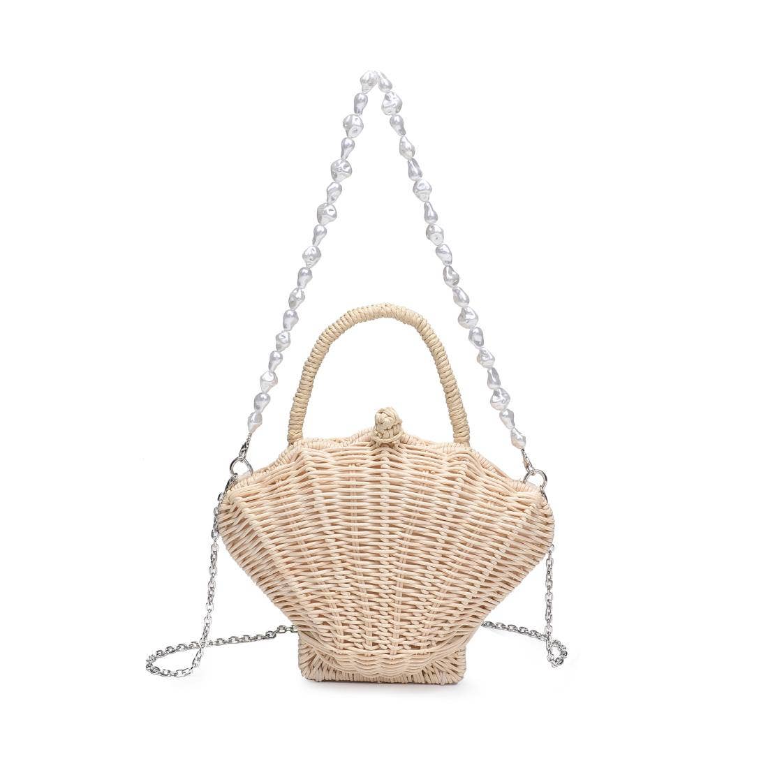 Erica Seashell Crossbody: Ivory