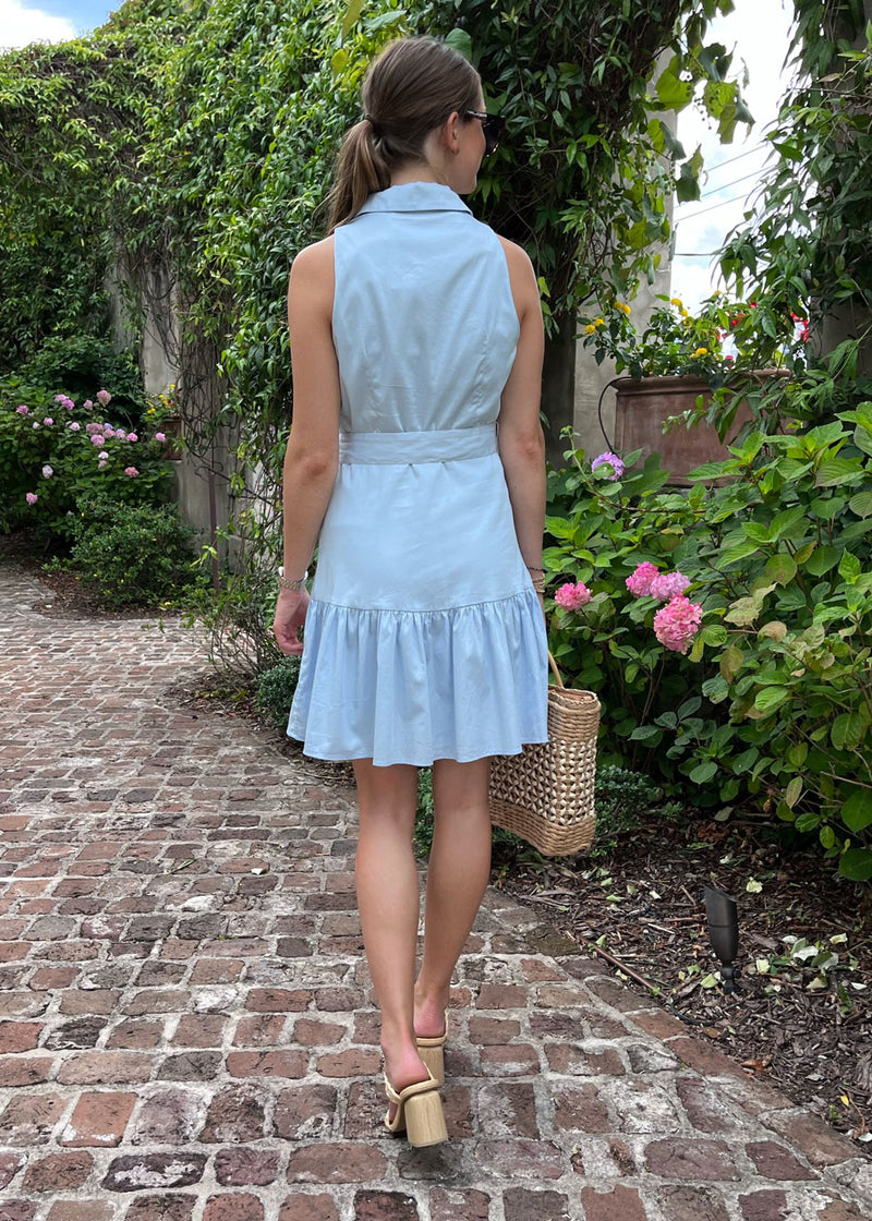 Lara Mini Dress Oxford Blue