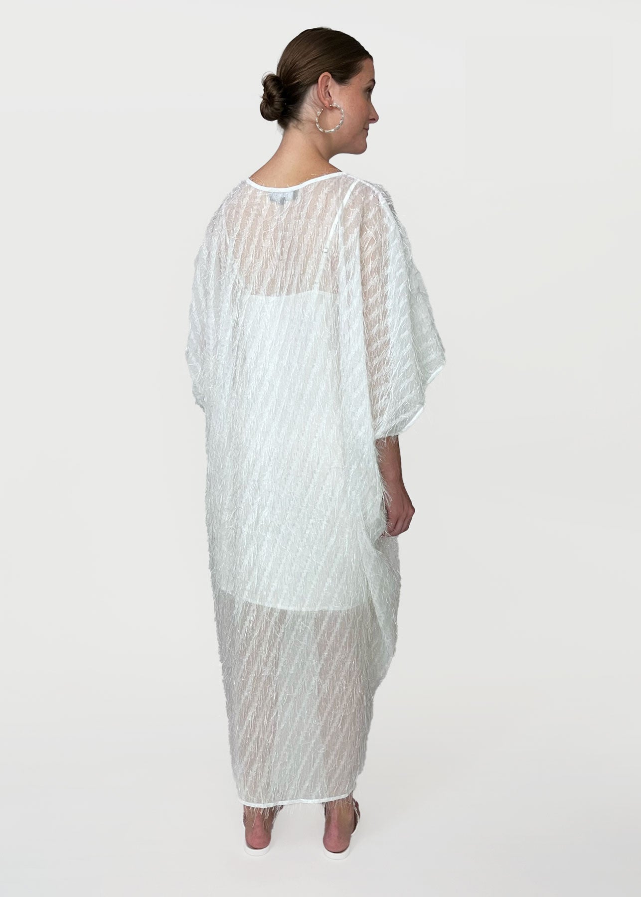 Rosemary Caftan Dress White